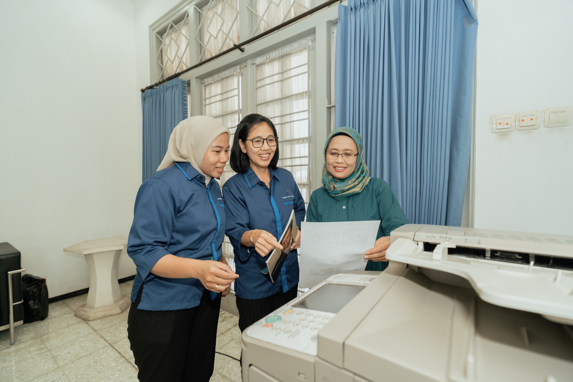 Company operations at the port